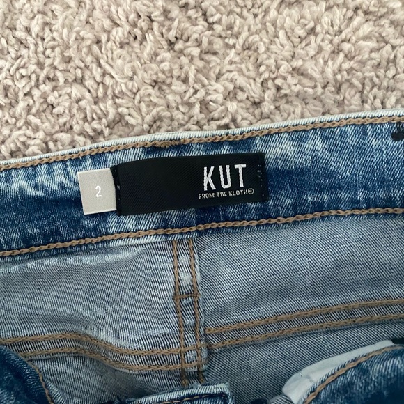 **SOLD** Kut from the Kloth ripped skinny jeans high rise - Picture 4 of 6